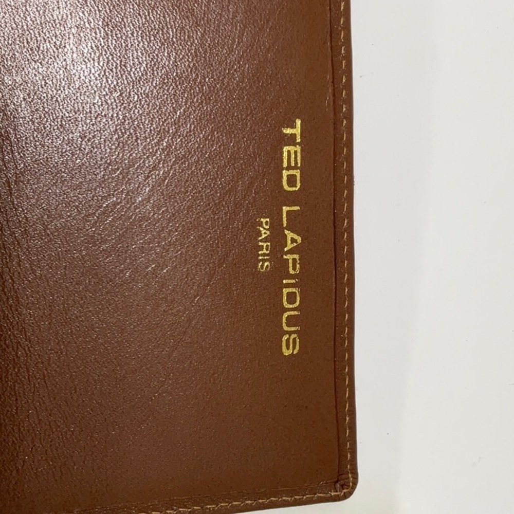 TED Lapidus clutch/wallet Brown Leather - Picture 9 of 15